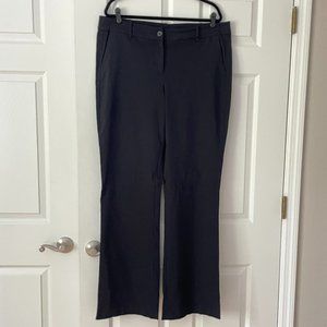 Lane Bryant Rayon Black Trousers - size 20 Long